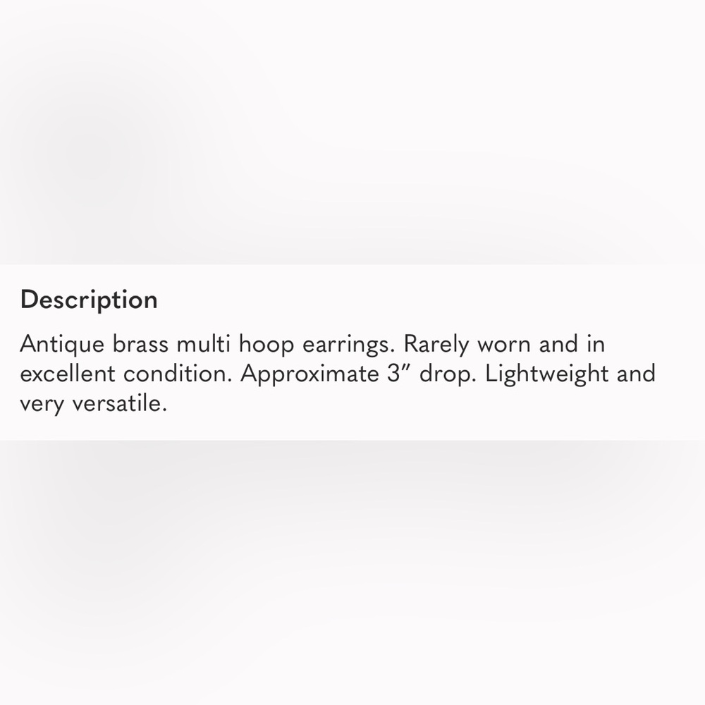 Elegant Gold Hoop Earrings - Picture 6 of 6